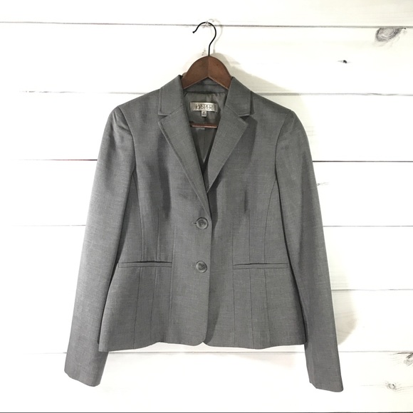 Kasper Jackets & Blazers - KASPER Gray Women’s Blazer Jacket Size 10
